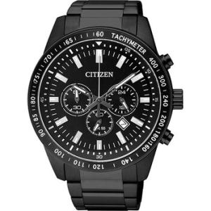 Chronograph Quartz Black Dial Watch AN807550E