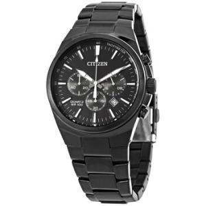 Chronograph Quartz Black Dial Watch AN817555E