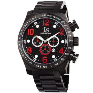 Chronograph Quartz Black Dial Watch JX127RD