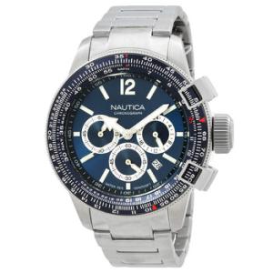 Chronograph Quartz Blue Dial Watch NAPBFCF02
