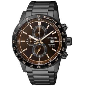 Chronograph Quartz Brown Dial Watch AN360555X