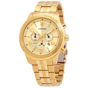 Chronograph Quartz Gold Dial Watch AN813258P