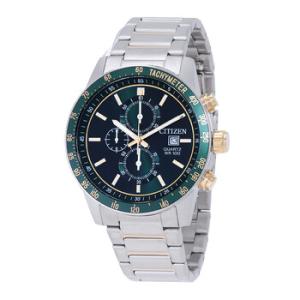 Chronograph Quartz Green Dial Watch AN368955X