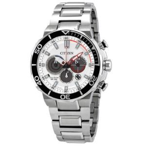 Chronograph Quartz White Dial Watch CA425054A