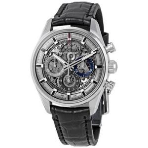 Chronomaster El Primero Full Open Skeleton Dial Automatic Leather Watch 03.2153.40078.C813
