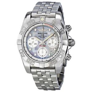 Chronomat 41 Automatic Diamond Mother of Pearl Dial Watch AB014012G712SS