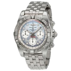 Chronomat 41 Automatic Mother of Pearl Diamond Dial Watch AB0140AAG712SS