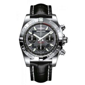 Chronomat 41 Black Dial Stainless Steel Watch AB014012BA52BKCT