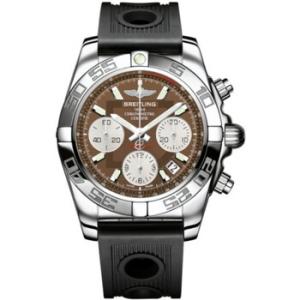 Chronomat 41 Brown Dial Stainless Steel Watch AB014012Q583BKOR