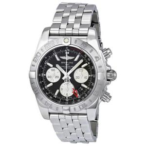 Chronomat 44 GMT Black Dial Watch AB042011BB56SS