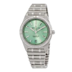 Chronomat Automatic Diamond Green Dial Watch a10380591L1a1