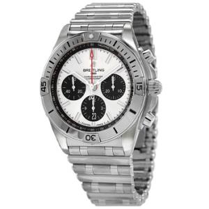 Chronomat B01 42 Chronograph Automatic Silver Dial Watch AB0134101G1A1