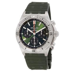 Chronomat B01 Chronograph Automatic Green Dial Watch AB0134101L2S1