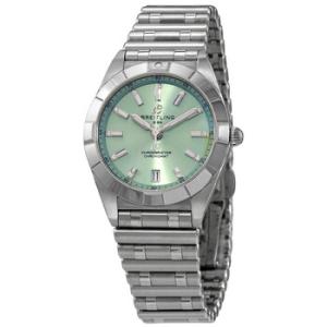 Chronomat Quartz Chronometer Diamond Green Dial Watch A77310101L1A1