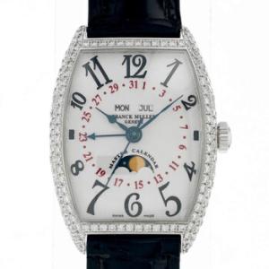 Cintree Curvex Automatic Moon Phase Diamond White Dial Watch 2852 MC L D AC BLA