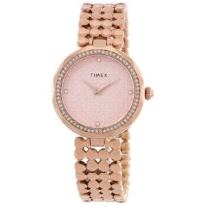City Quartz Crystal Rose Dial Watch TW2V02800