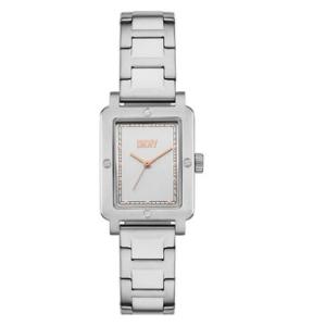 City Rivet Quartz Silver Dial Watch NY6662