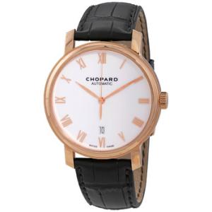 Classic Automatic 18kt Rose Gold White Dial Watch