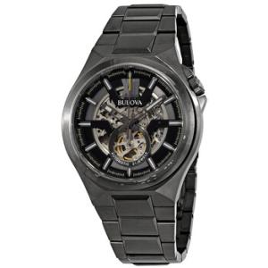 Classic Automatic Gunmetal Skeleton Dial Watch 98A179
