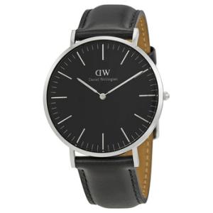 Classic Black Sheffield 40mm Watch DW00100133