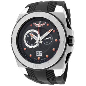 Classic Chronograph Quartz Black Dial Watch ISW100901