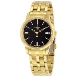 Classic Dream Black Dial Gold PVD Watch T033.410.33.051.01