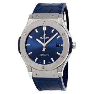 Classic Fusion Automatic Blue Sunray Dial Titanium Watch 511.NX.7170.LR