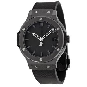 Classic Fusion Black Dial Rubber Strap Watch 561.CM.1110.RX