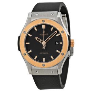 Classic Fusion Black Dial Rubber Watch 542.ZP.1180.RX