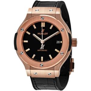 Classic Fusion Mat 18kt Rose Gold Black Dial Automatic Watch 565.OX.1181.LR