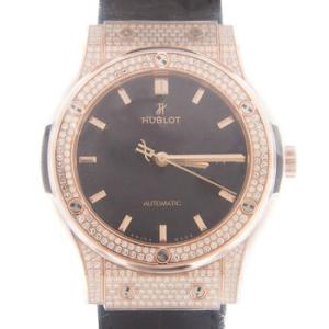 Classic Fusion Mat Black Dial Automatic 18 Carat Rose Gold Watch 542.OX.1181.LR.1704