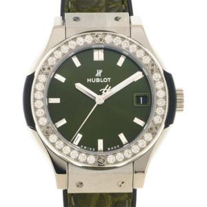 Classic Fusion Quartz Green Dial Watch 581.NX.8970.LR.1104