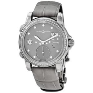 Classic Lady Dual Time Automatic Diamond Watch 3243222B91