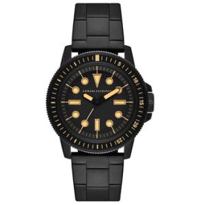 Classic Quartz Black Dial Watch AX1855