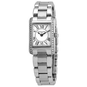 Classics Carree Quartz Diamond White Dial Watch FC200MCD16B