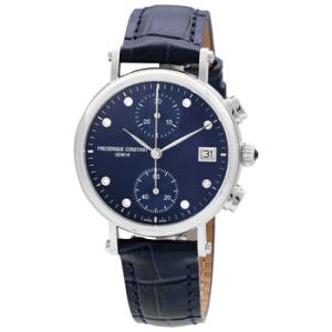 Classics Chronograph Quartz Diamond Blue Dial Watch FC291MPND2R6