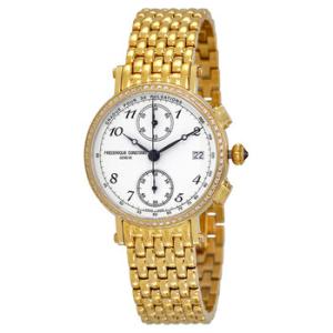 Classics Chronograph White Dial Diamond Watch FC291A2RD5B