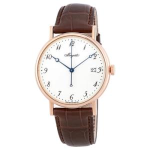 Classique Automatic White Dial Brown Leather Watch 5177BR299V6