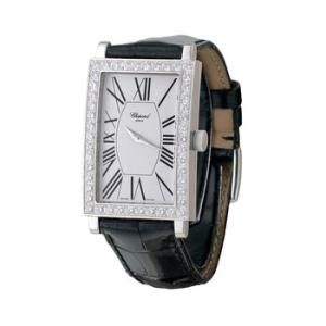 Classique White Dial Black Leather Quartz Watch