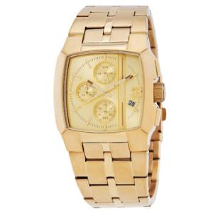 Cliffhanger Chronograph Quartz Gold Dial Watch DZ4639