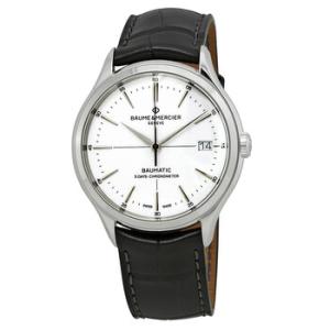 Clifton Baumatic 5 Day Chronometer Automatic White Dial Watch