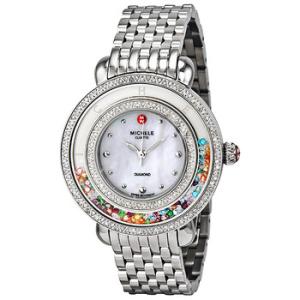 Cloette Carnival Diamond and Topaz Mother of Pearl Watch MWW20G000001