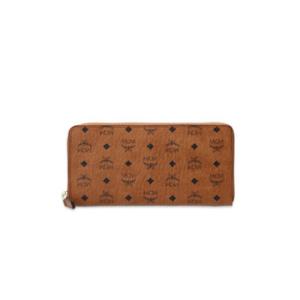 Cognac  Zip Around Wallet in Visetos Original