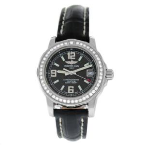 Colt 33 Quartz Chronometer Diamond Black Dial Watch A7738753BB51777P