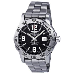 Colt 44 Black Dial Stainless Steel Watch A7438710BB50SS