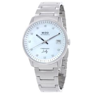 Commander Automatic Diamond White Mother of Pearl Dial Watch M0212071110600