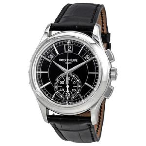 Complications Black Dial Annual Calendar Platinum Watch 5905P010