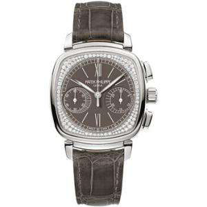 Complications Pale Grey Dial Pale Grey Leather Watch 7071G010