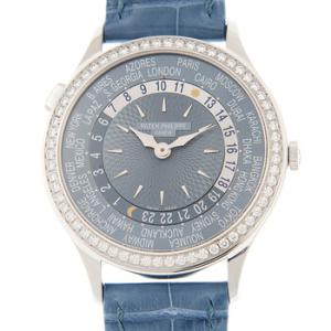 Complications World Time Automatic Diamond Blue Dial Watch 7130G014