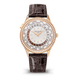 Complications World Time Automatic Diamond White Dial Watch 7130R011